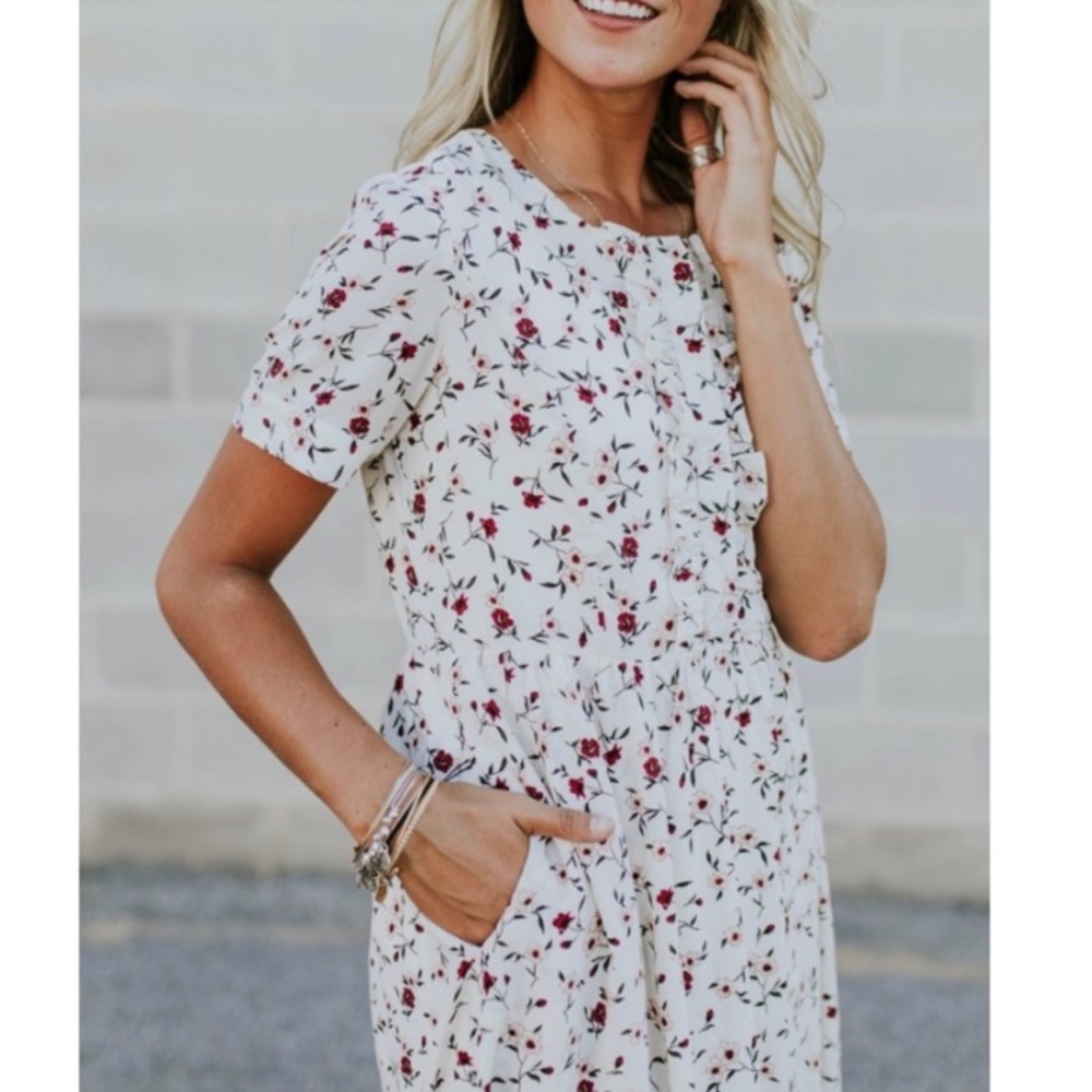 Roolee XS Floral Dress NWT